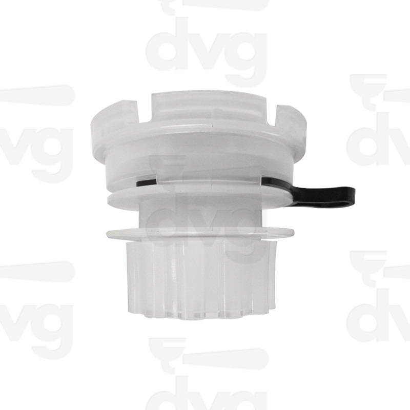 ADATTATORE LATTA PER CAFFE' IN GRANI IN PLASTICA TRASPARENTE D.52MM CON SERRANDA CASADIO